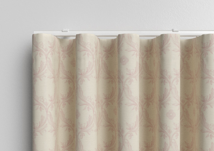 Trellis Prints, Vine and Bloom Romsey Rosies Pink - Made to Measure Curtains - Image 13